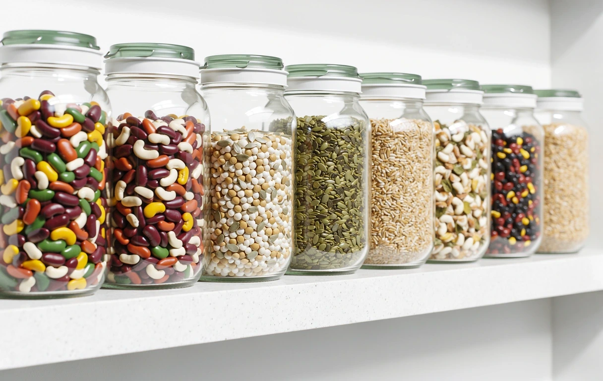 Organized healthy nutrition elements